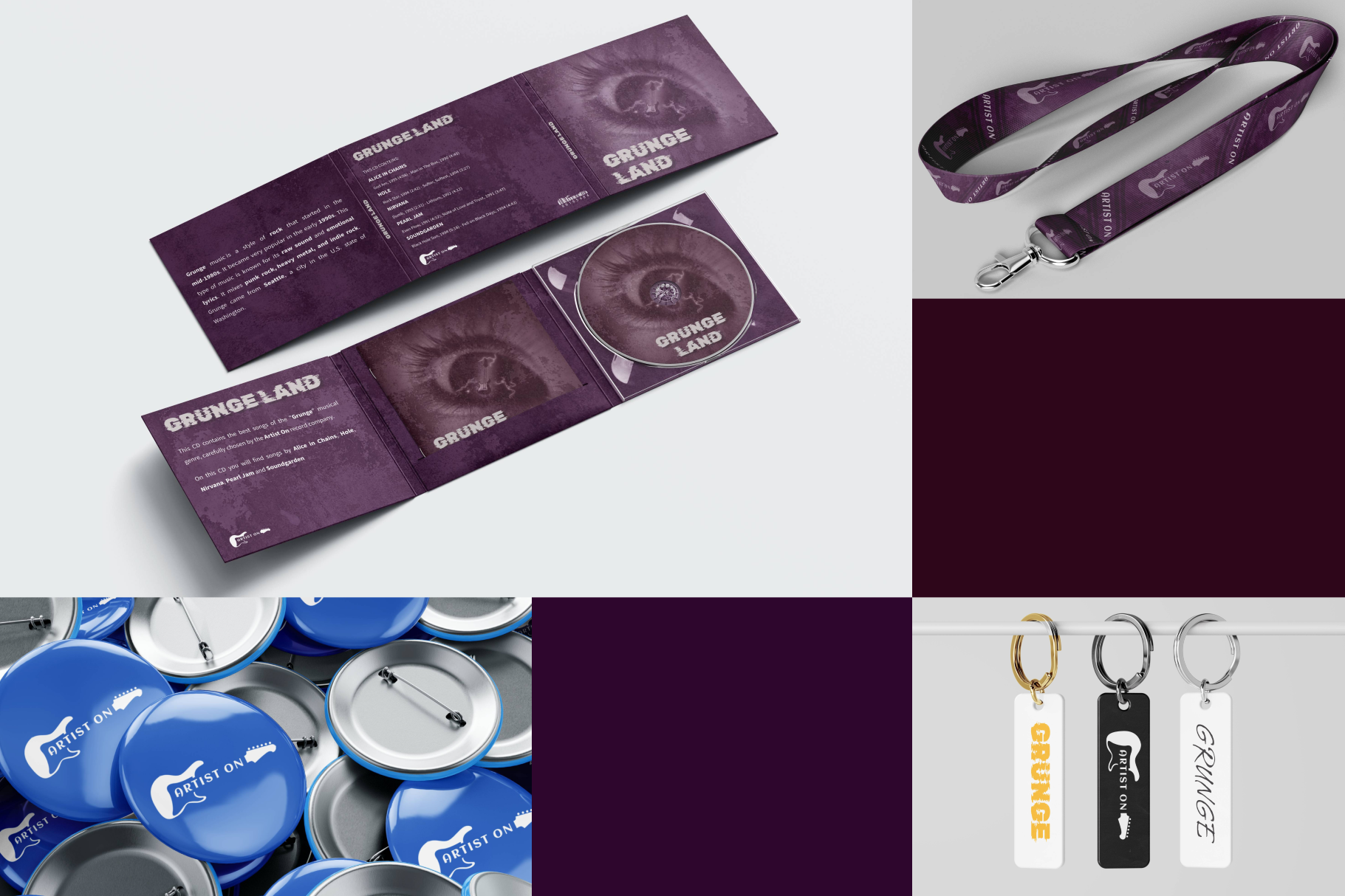 Artist On - Record Label branding logo music music logo record label record label logo