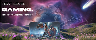 Advertisement Banner Graphic: Gaming Smartphone branding design graphic design illustration typography ui