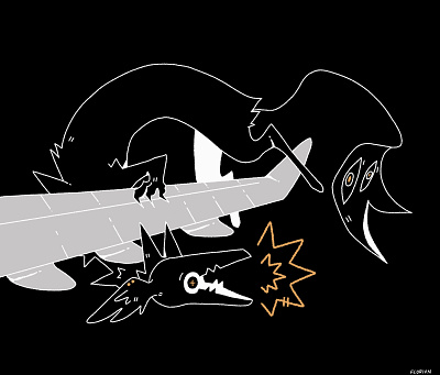Plane View | Original Illustration art illustration procreate