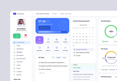 ERP Dashboard Design dashboard erp ui userpanel