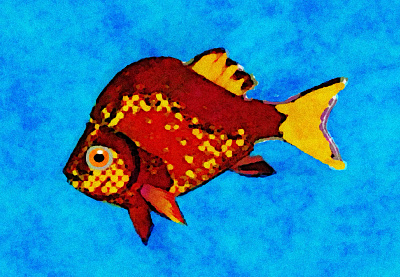 spotted strawberry fish :: doodle doodle fish illustration noise shunte88 strawberry strawberryfish vector