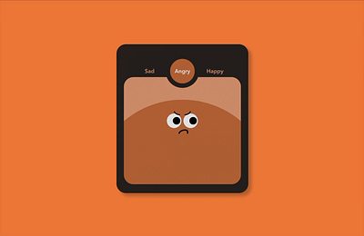 Mood Selector – Designing Emotions Through Simplicity card design emotion design microinteraction minimal product design ui ui design ux vector web