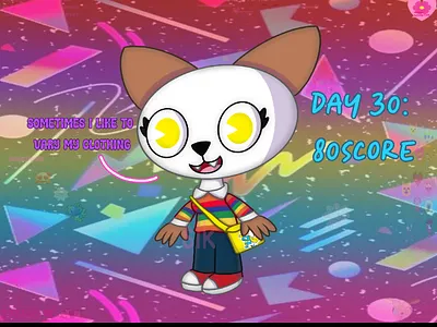 Julesthetic Day 30: 80score art post art tag digital art drawing fan art illustration