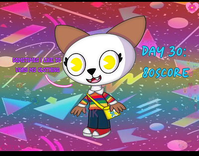 Julesthetic Day 30: 80score art post art tag digital art drawing fan art illustration