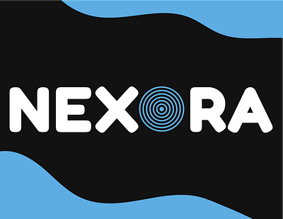 Nexora logo graphic design logo