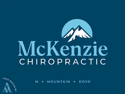 Chiropractor Logo brand branding clean clever creative designer graphic design logo logo designer missouri st louis stl unique