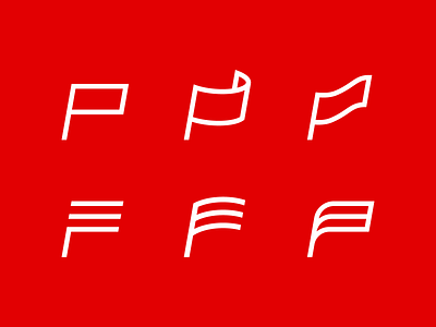 Flag Marks branding design flag graphic design identity lines logo logo mark mark red simple vector
