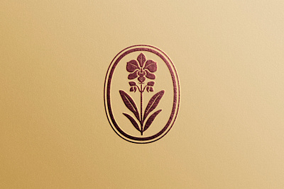 Orchid beauty branding design flower graphic design icon illustration logo logo design nature orchid plant vector