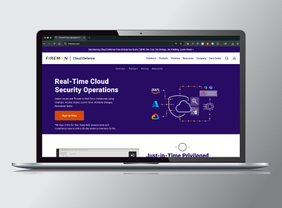 FireMon Product Page branding design graphic design product page ui website wordpress