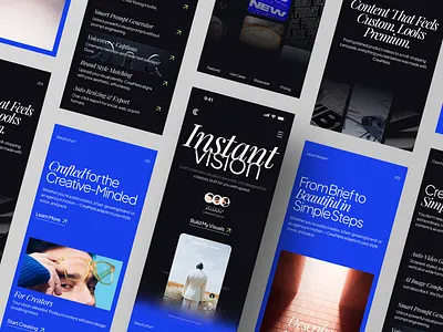 CreaMate.ai - AI Video Generator Responsive Page Website ai ai video artificial intelligence design landing page machine learning responsive responsive layout tech ui ux video generator video maker web web design website website design
