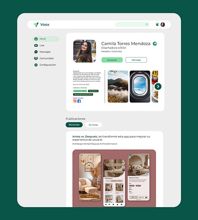 Social user profile dailyui design figma graphic design interface minimalui socialprofile ui uidesign user profile ux