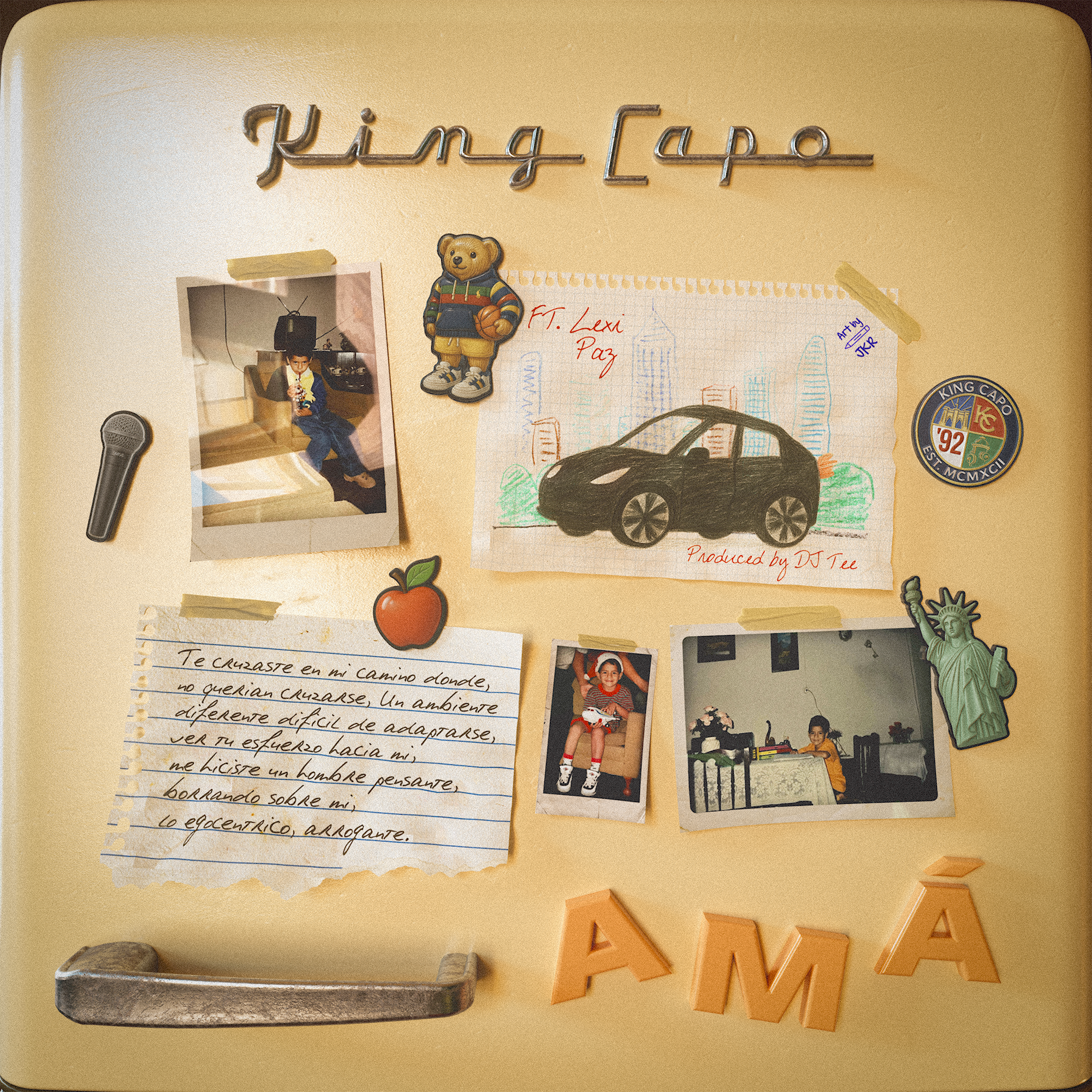 AMÁ - King Capo 3d animation cinema4d cover graphic design hip hop maxon motion graphics music new york redshift single