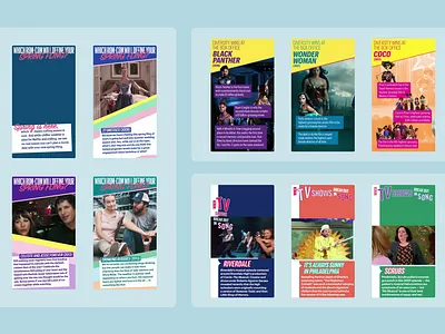 Motion Design for People Mag & Entertainment Weekly editorial design graphic design media motion graphics