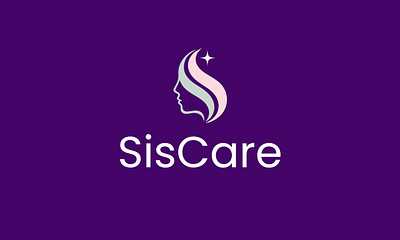 "SisCare – Elegant Feminine Logo Design for Beauty & Skincare beauty logo design branding custom logo graphic design illustration logo typography