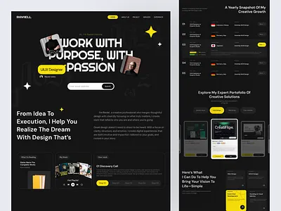 Personal Portfolio Website business creative design freelancer personal personal portfolio portfoilo professional template ui ux website