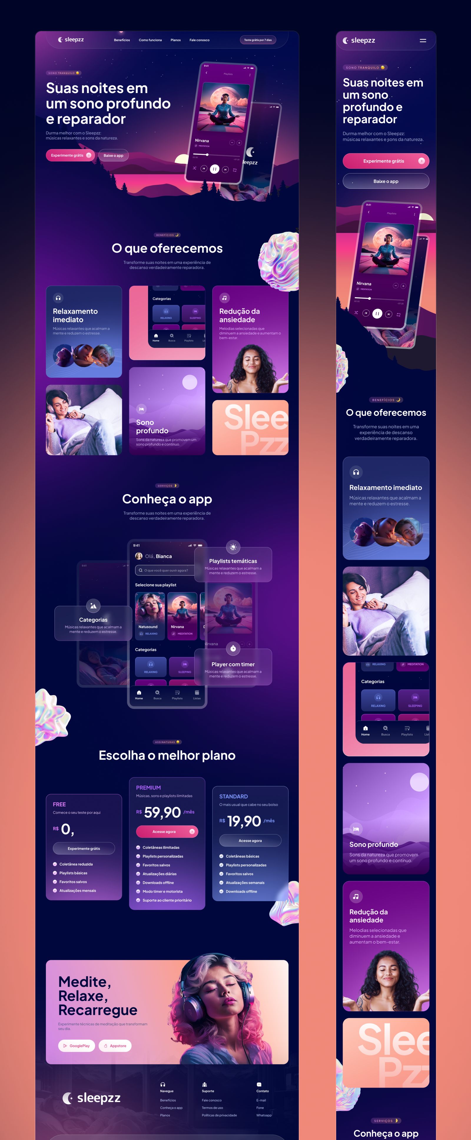 Example of Landing Page: Design With Framer