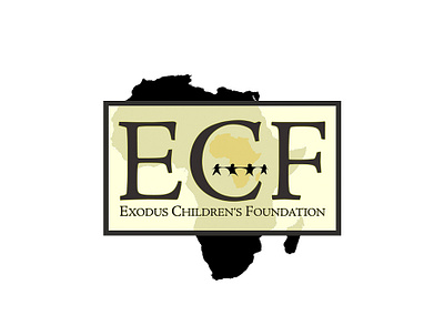 ECF | Logo Design africa design ecf exoduschildrensfoundation graphic design illustration liberia logo logo design nonprofit scottyofeden