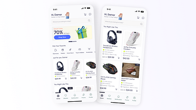 Modern E-Commerce UI for SOOQ App app design graphic design typography ui ux