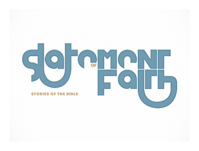 Statement of Faith | Logo Design adobe bible bible stories bible timeline bible tools bibleapp christianity creative design designspiration graphic design illustration logo logo design scottyofeden statement of faith statementoffaith