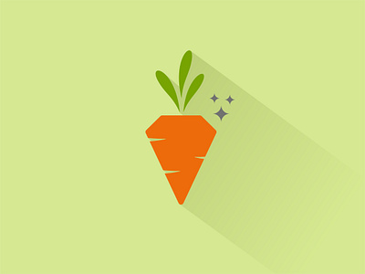 Carrot + Diamond logo branding carrot diamond fimbird food green jewelry logo logodesigner