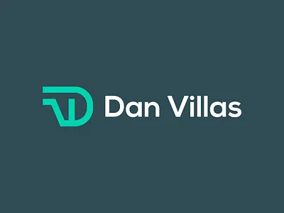Dan Villas - Logo Design Concept agency boutique villa brand identity branding combination mark concept design designer portfolio discover dv letter mark logo logo designer modern place tour tourist travel villa