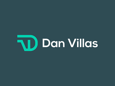 Dan Villas - Logo Design Concept agency boutique villa brand identity branding combination mark concept design designer portfolio discover dv letter mark logo logo designer modern place tour tourist travel villa