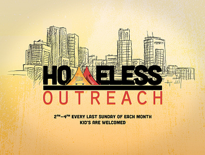 Homeless Outreach | Church Graphic bible christianity church church art churchgraphic community outreach community service graphic design homeless logo logo design pagelayout scottyofeden texasdesigner volunteer