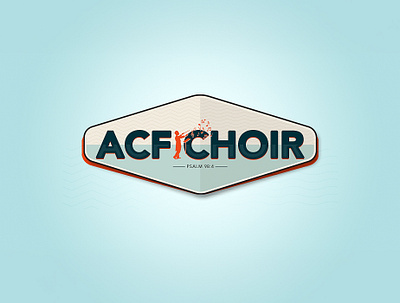 ACF Choir | Logo Design bible art choir christianity church church art fort worth designer graphic design illustration logo logo design scottyofeden texas designer