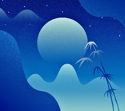 Sound wave healing illustration adventure dribbble environment illustration landscape illustration travel