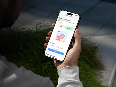 Leafix - Eco Micro-Investing App app design dashboard eco eco app eco friendly app energy app environmental app home page invest app investment minimalist mobile nature app onboarding product design recycling sustainability app trendy ui ux vivasoft