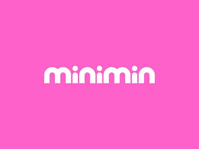 Minimin, games, animation, entertainment studio logo design animation studio animators creative creative logo creative vibe games studio gaming general entertainment indie studio logo logo design logotype motion graphics studio negative space playful logo studio videogames developer word mark wordmark