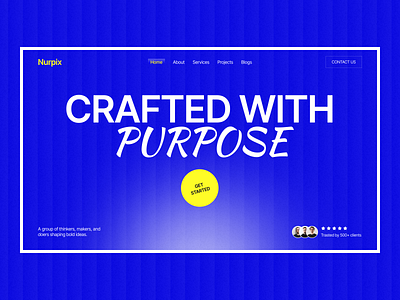 Creative Agency Landing Page cleanui creativeagency designinspiration figma gradientdesign herosection interfacedesign landingpage minimaldesign modernweb typography ui ui design ui ux uxdesign webdesign