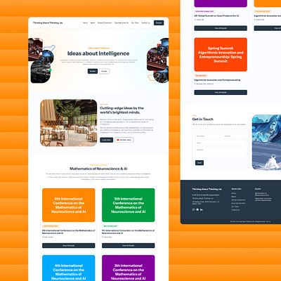 Thinking About Thinking, Inc — Squarespace Event Website Design creativeweb eventwebsite figma figmatosquarespace squarespacedesign squarespacewebsite ui ux webdesign