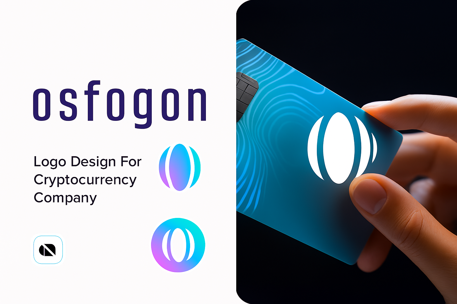 Modern Logo Design for Cryptocurrency Brand "Osfogon" branding brandingidentity crypto cryptocurrency cryptologos digitalbranding fintech gradientlogo graphicdesign logo logodesign logopresentation minimaldesign modernlogo techdesign