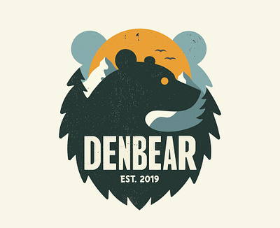 DenBear Logo branding design graphic design illustration logo vector