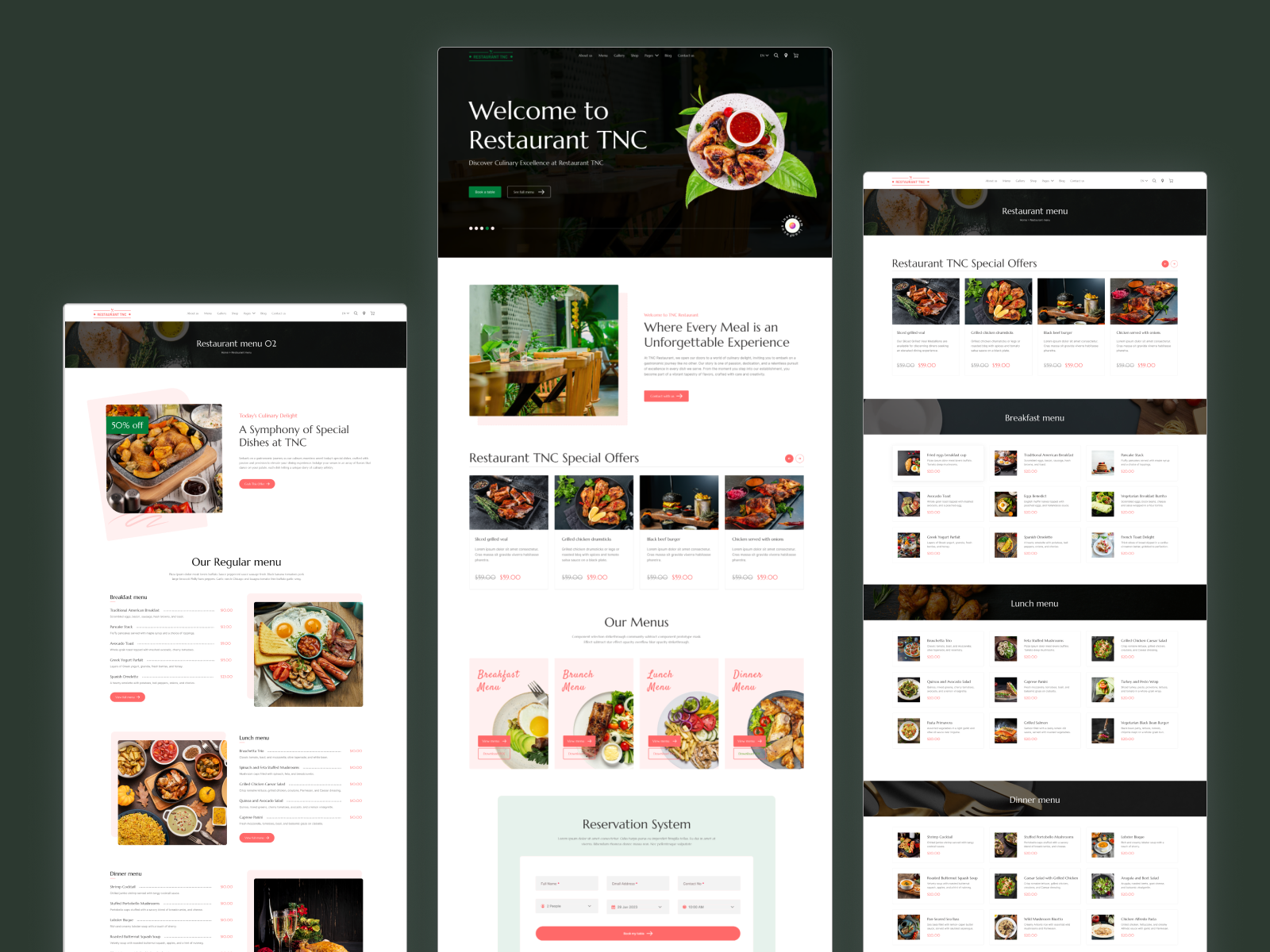 Example of E Commerce Store UI UX Design