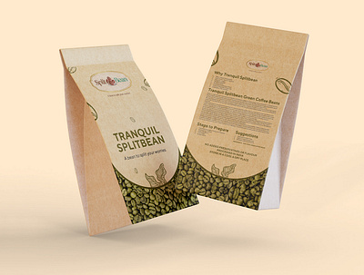 Coffee Packaging coffee bean packaging eco friendly coffee packaging green coffee packaging design kraft paper packaging design mindful packaging design minimal coffee packaging natural food packaging organic coffee packaging sustainable coffee branding wellness product branding
