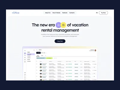 Redesign of a website for a virtual business solutions platform animation development landing page outcrowd redesign scroll ui web web design web development webflow website