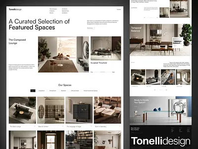 TD - Modern Furniture Interior Space Website Design Inspiration architecture awwwards collection company profile corporate furniture inspiration interior design landing page luxury minimalist page professional project page showcase ui warm web design website website page