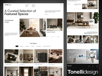 TD - Modern Furniture Interior Space Website Design Inspiration architecture awwwards collection company profile corporate furniture inspiration interior design landing page luxury minimalist page professional project page showcase ui warm web design website website page
