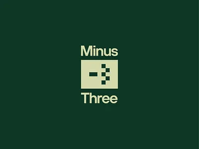 Minus Three analog branding concept design fashion illustration logo logotype minimal minus photo photography simple three type typography ui