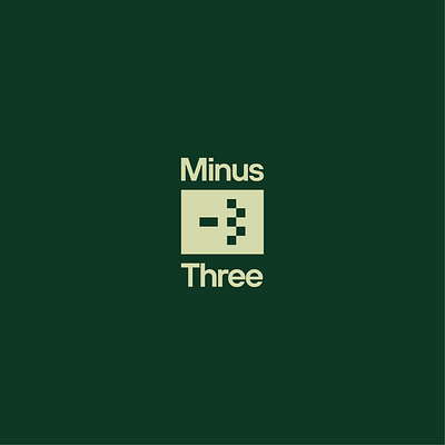 Minus Three analog branding concept design fashion illustration logo logotype minimal minus photo photography simple three type typography ui