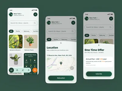 PlantPlan - Home · 2024 App Store · Independent & Original UI app mobile pm ui ux