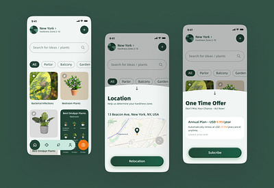 PlantPlan - Home · 2024 App Store · Independent & Original UI app mobile pm ui ux