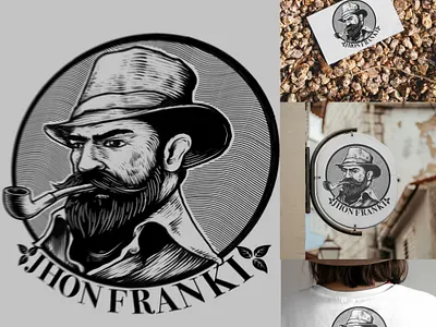 Tobaco shop art branding custom logo design design art engraving engraving art engraving logo graphic design illustration illustrator logo logo illustration ui vector