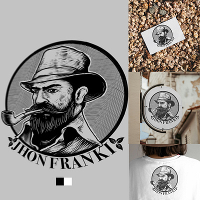 Tobaco shop art branding custom logo design design art engraving engraving art engraving logo graphic design illustration illustrator logo logo illustration ui vector