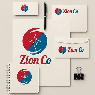 Zion Co branding graphic design logo logo design