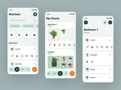 PlantPlan - Care · 2024 App Store · Independent & Original UI app maintain mobile plant ui ux