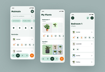 PlantPlan - Care · 2024 App Store · Independent & Original UI app maintain mobile plant ui ux