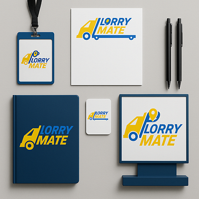LorryMate branding graphic design logo motion graphics